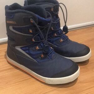 Merrell Kids' Navy Blue Winter Boots